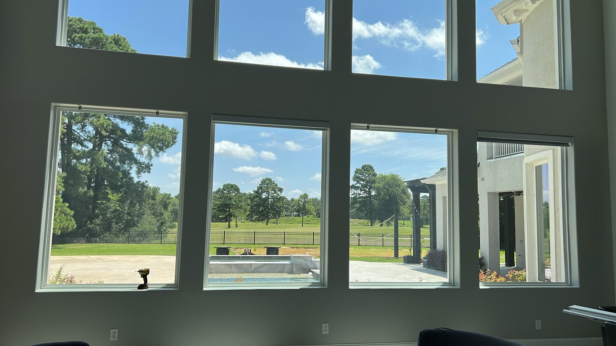 Dual Sheer Shades - Before